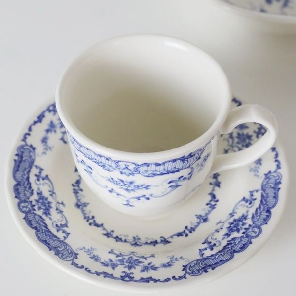 Чашка 190 мл. Bitossi Home Rose Blue з блюдцем BID00352 фото