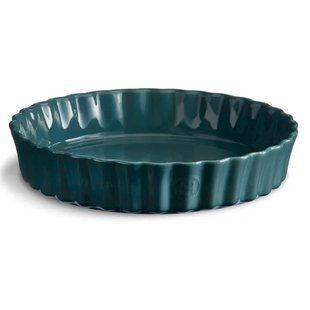 Форма для запікання Emile Henry Tart Dish, кругла 29*6 см., 1,9 л., кераміка, синій 736028 фото