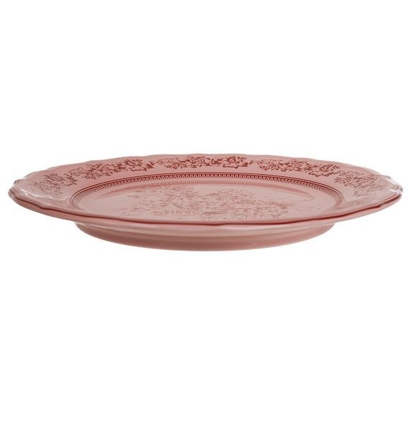Тарілка десертна BonaDi Heritage Toile Collection 22 см., рожевий K309 фото