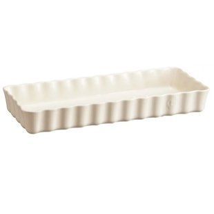 Форма для запікання Emile Henry Tart Dish, прямокутна 36*15*7 см., кераміка, кремовий 026034 фото