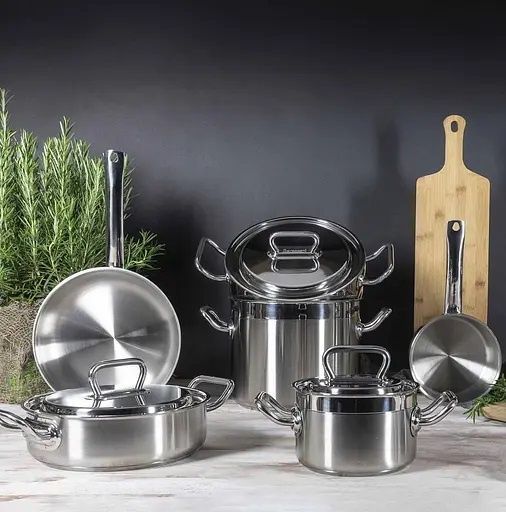 Кастрюля Barazzoni Professional 5,25 л., 20 см. з металевою кришкою 169601020 фото